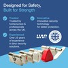 UAP Kinetica+ K4 3* Kitemarked Horizontal Euro Double Key Cylinder
