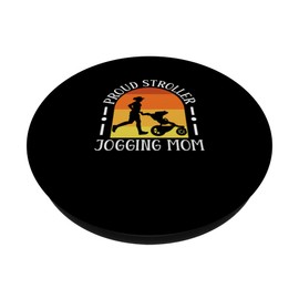 Jogging Stroller Baby Running Buggy Workout Cardio Fitness PopSockets Swappable PopGrip
