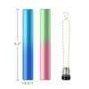 OZCHIN Aluminum Metal Tube Container 4.5-inch, 5 Pcs Portable Sealed