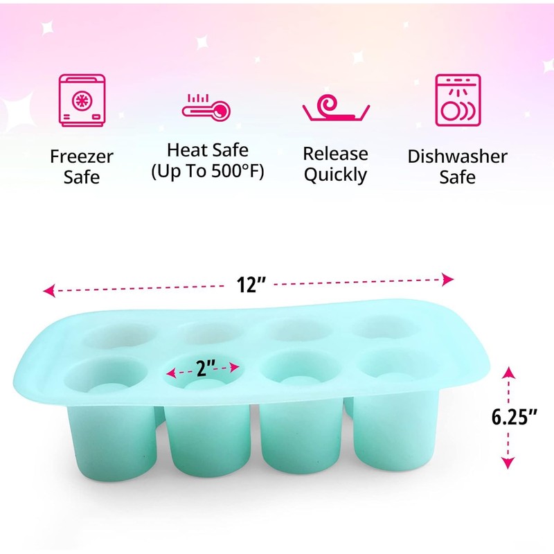 Silicone Shot Glass Mold 8 Cavity – Edible Shot Glass