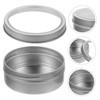ABOOFAN 4Pcs Magnetic Spice Containers Stainless Steel Storage Jars with