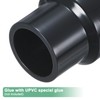 M METERXITY 2-Pack UPVC Reducer Pipe Fitting, DN25x20 Reducing Coupling