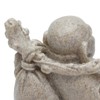 Buddha Statue Resin Mini 8cm Maitreya Laughing Buddha Figurine for