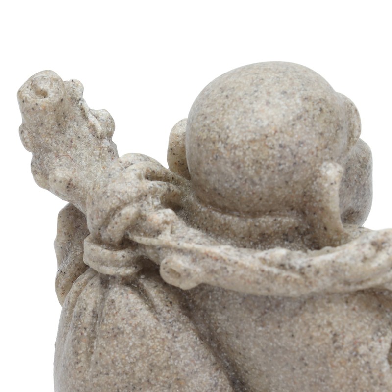 Buddha Statue Resin Mini 8cm Maitreya Laughing Buddha Figurine for