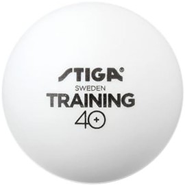 STIGA 111027101J Table Tennis Training Balls, 40+ 100 Balls, White