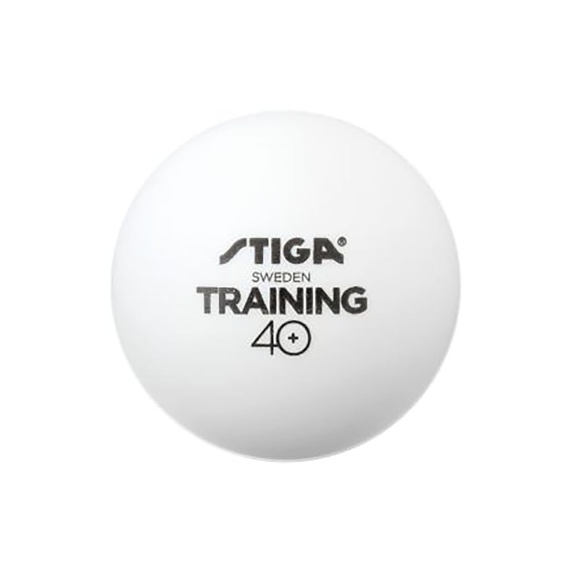 STIGA 111027101J Table Tennis Training Balls, 40+ 100 Balls, White