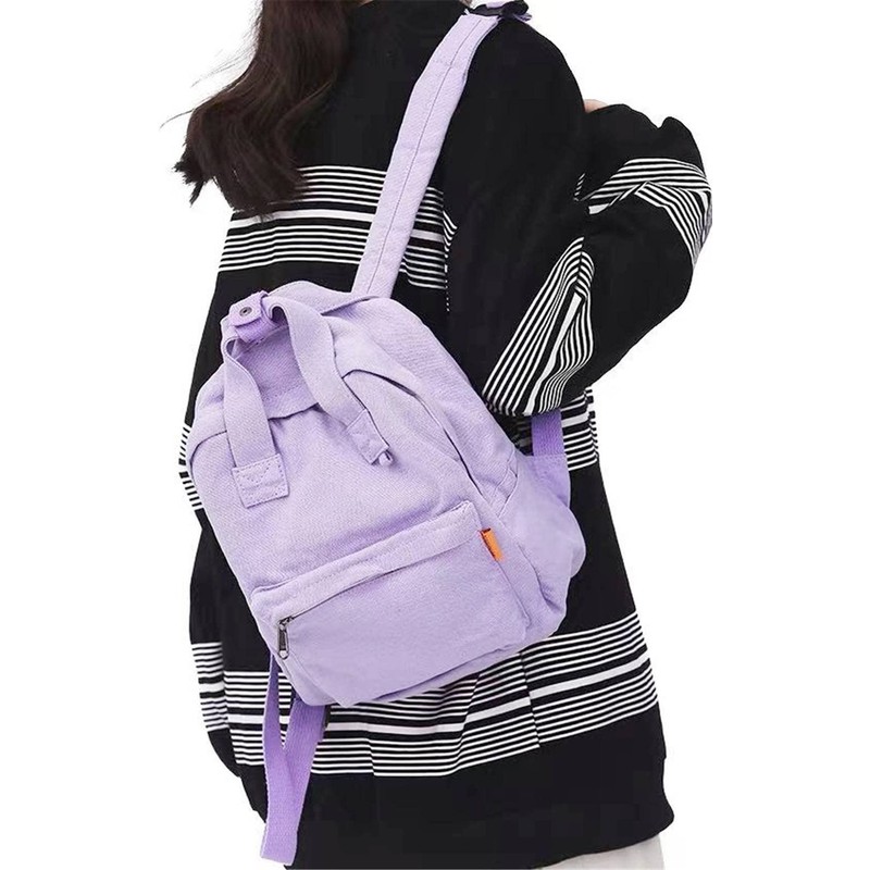 MaxxCloud Vintage Denim Laptop Backpack Casual Canvas Daypack Handbag Purse