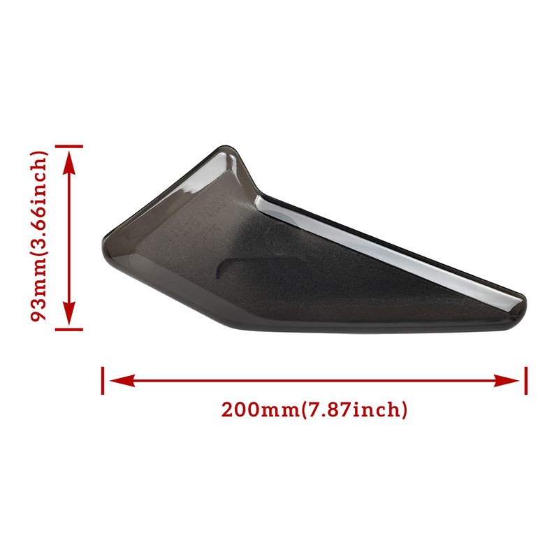 SAUTVS Adjustable Side Air Deflectors for Can Am Spyder RT