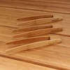 BambooMN Brand - Reusable Bamboo Kitchen Tongs, Assorted Sizes -