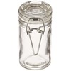 Darice 910306 Glass JAR with Locking LID, Clear