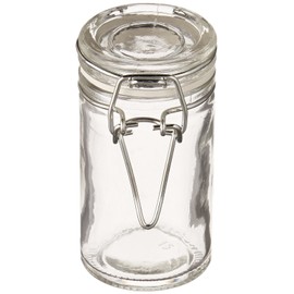 Darice 910306 Glass JAR with Locking LID, Clear