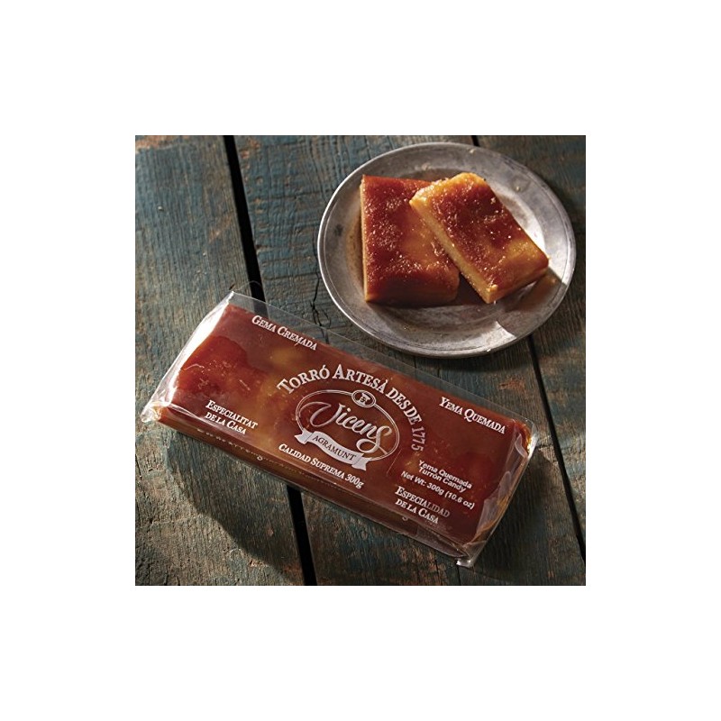 Yema Quemada (Crème Brûlée) Turrón by Vicens
