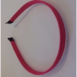 Women Plain Alice Band Headband Fabric Wrapped Head Band Hair Band Sold by Per handband  (Rose Pink)