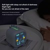 LED Alarm Clock Mini Portable Voice Control Temperature Display USB