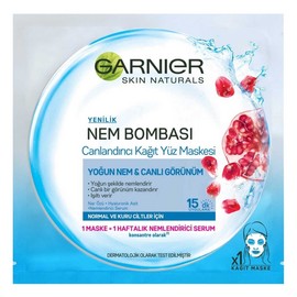 Nem Bombası Canlandırıcı Kağıt Yüz Maskesi