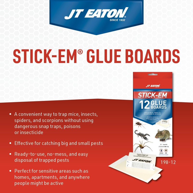 Stick-Em Mouse & Insect Glue Trap – Effective Indoor Rodent
