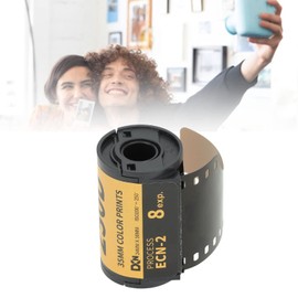 35Mm Film Roll, Color Print Film Professional Wide Exposure Range Ecn 2 Process Colour Print Camera Film For 135 Camera (8 Sheet)
