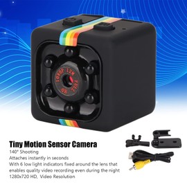 Mini Security Camera Wireless Full 140° Motion Sensor Camera for Home and Office withCycle Recording and Night Vision