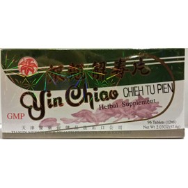 金百合银翘解毒片Yin Chiao Chieh Tu Pien (Yin Qiao Jie Du Pian)-96 Tablets(12x8) by Golden LilyF