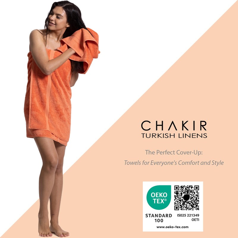 Chakir Turkish Linens Hotel & SPA Quality, Highly Absorbent 100%