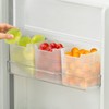 Poeland Fridge Organizer Box Fridge Side Door Storage Container Plastic