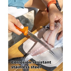 pullther fishing 2PC Fishing Tool Kit - 7" Fillet Knife,9" Fishing Pliers