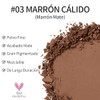 Erinde Mini Sombras Para Ojos Mate, Paleta De Sombras, 03