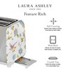 VQ Laura Ashley Elveden White Stainless Steel 2 Slice Toaster