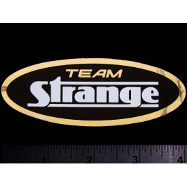 TEAM STRANGE - Axles Struts Shocks - Original Vintage Racing Decal/Sticker NHRA