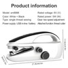 Handheld Sewing Machine, Mini Hand for Beginners, 2 Speed Adjustment