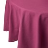 Plain Cotton Plum Tablecloth, 70" Round