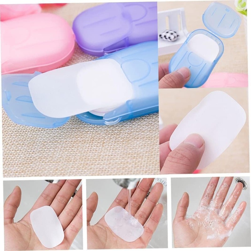 Ghrnun Disposable Paper Soap Sheets, 500 Sheets per Box, 5