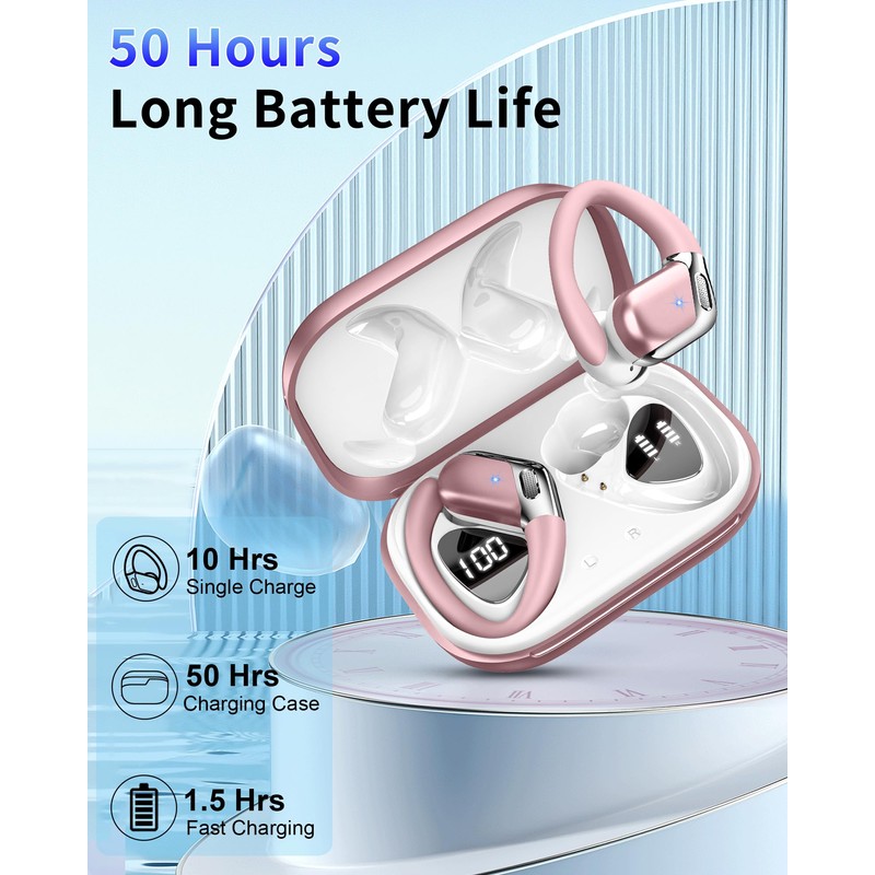 chalvh Ear Buds Wireless Earbuds, Bluetooth 5.4 Headphones Sport 2025