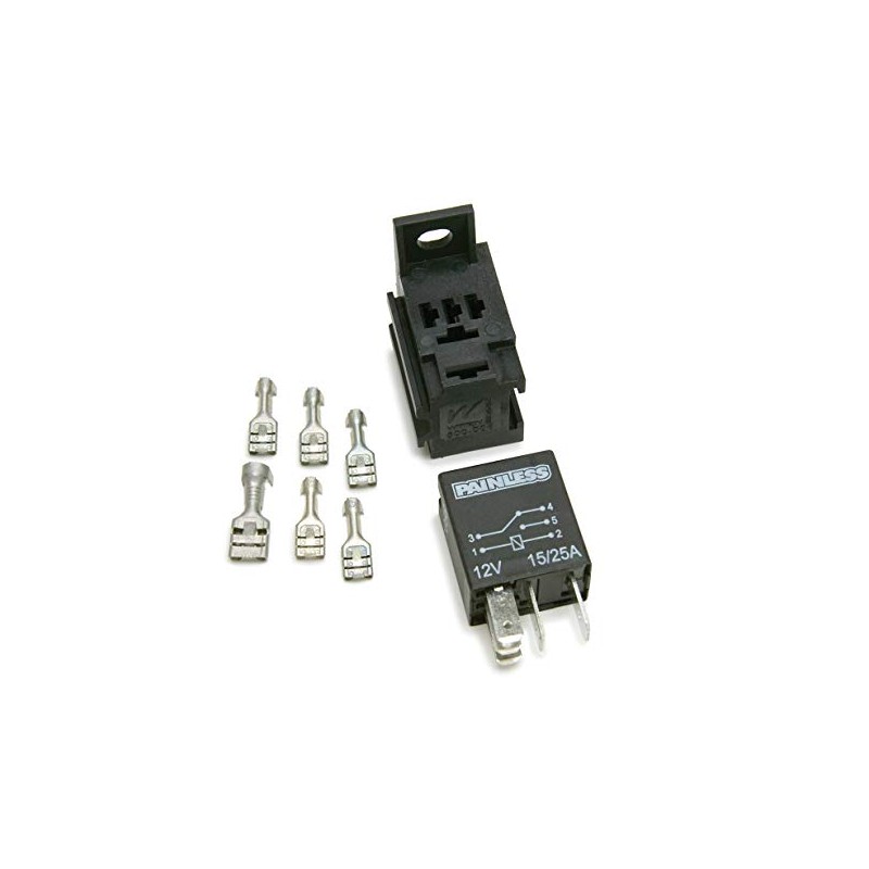 Painless Performance 80136 Micro Relay with Base & Terminals