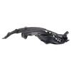 TRQ Front Right Rearward Inner Fender Liner Black Passenger Side