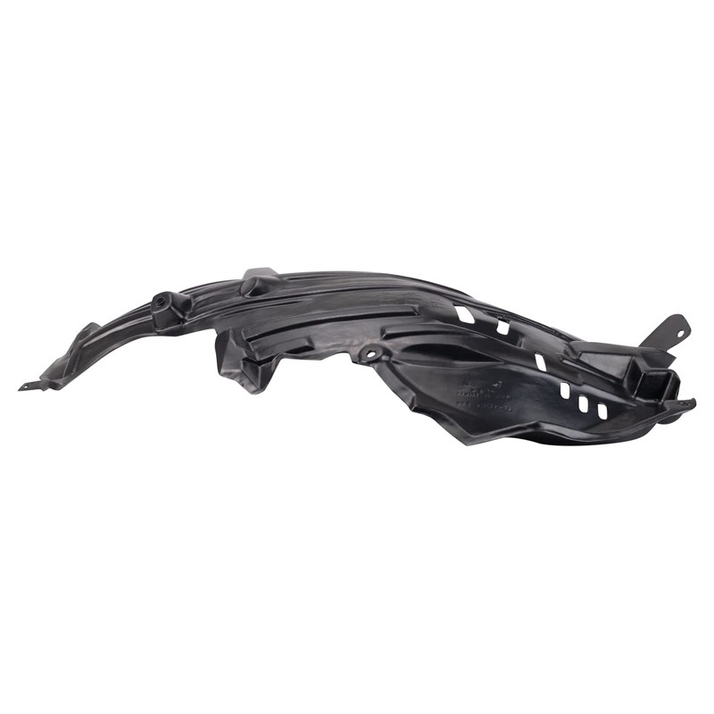 TRQ Front Right Rearward Inner Fender Liner Black Passenger Side