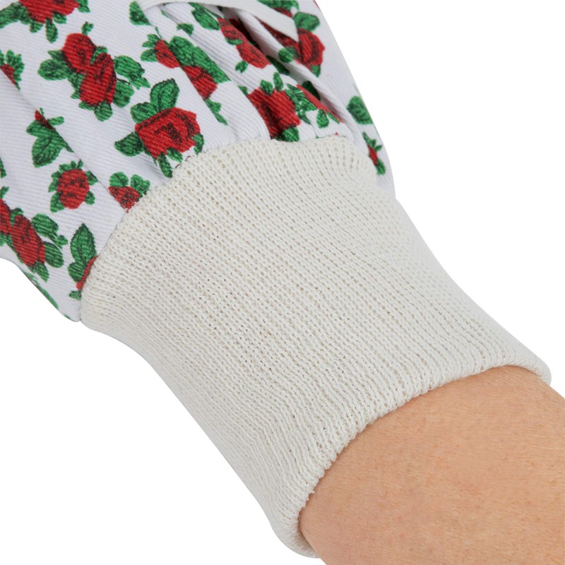 Lakeland Active Ellonby Cotton Gardening Drill Gloves - English Rose