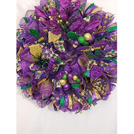 Mardi Gras Wreath