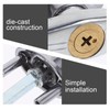Garage Door Lock: Door Keyed T-Handle Lock Garage Door Handle