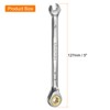 HARFINGTON Ratcheting Combination Wrench Metric, 6mm, Extra Long 12 Point