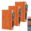 OnMove Pocket Notebook Journal for Women Men 3 Pack A6