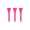 IZZO Golf Wood Golf Tees, 1.75 Inch, Neon Pink (Pack