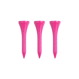IZZO Golf Wood Golf Tees, 1.75 Inch, Neon Pink (Pack of 200)
