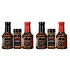 Charlie Vergos Rendezvous (Memphis) BBQ Sampler Bundle -- 2 Hot BBQ Sauce, 2 Original BBQ Sauce & 2 Seasoning Rub