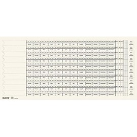 Leitz 61620001 Organisation Strips for Alpha Hanging Files Scale 3+4 Set of 100 White