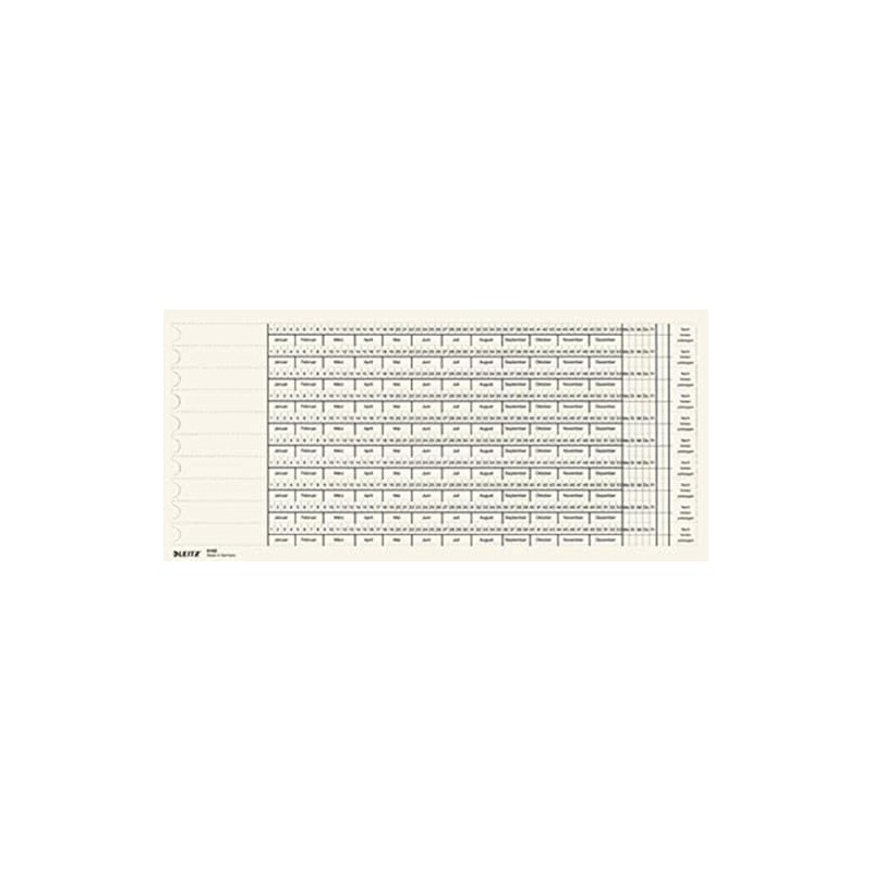 Leitz 61620001 Organisation Strips for Alpha Hanging Files Scale 3+4