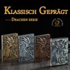 3D Dragon Vintage Diary + Pen Set, A5 Lined Notebook,