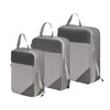 QUINTRA Compression Pack Cubes 3/4 Set Compressible Packing Cubes with