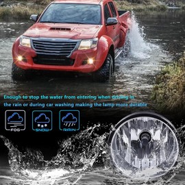 G-PLUS Front Bumper Fog Lights Assembly Compatible with Toyota Tacoma 2005-2011/ Tundra 2007-2013 neblineros para autos delantero faros antiniebla(Clear lens)