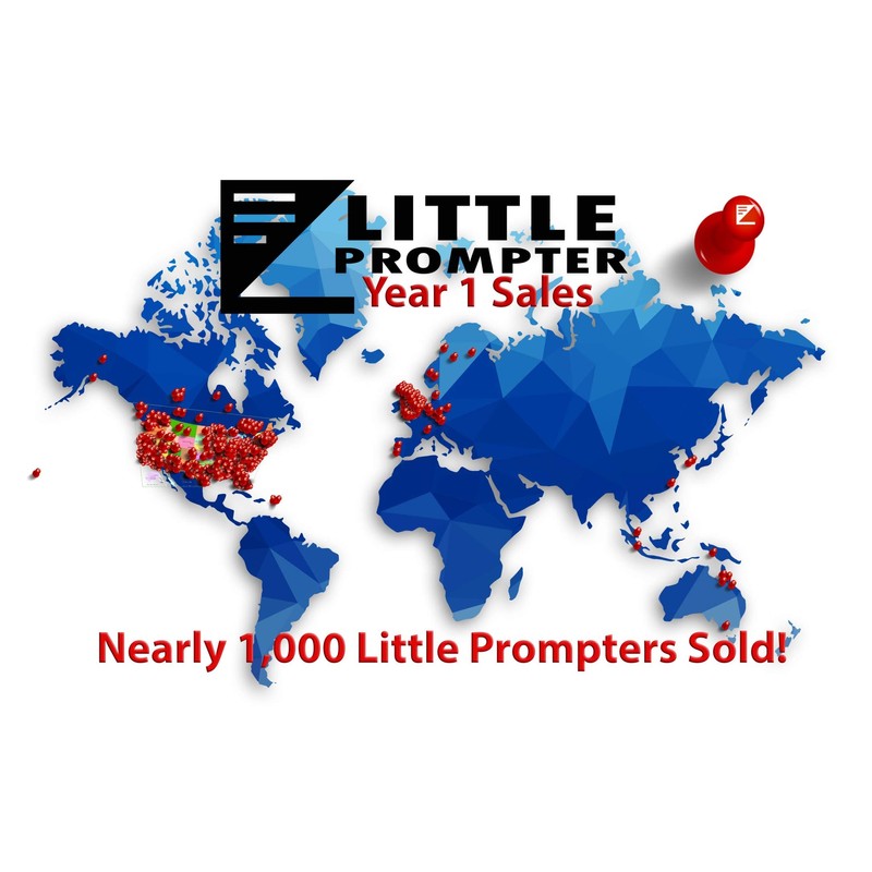 Little Prompter, The Original Compact Personal Teleprompter for Video Production.